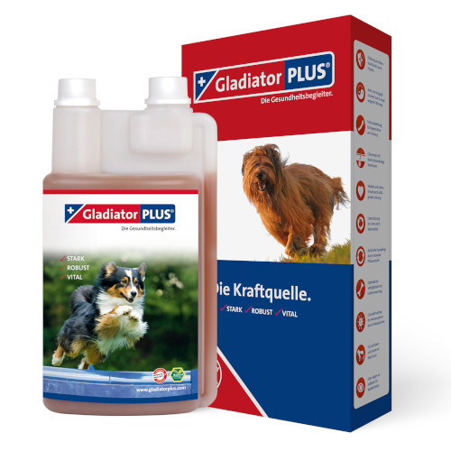 GladiatorPLUS <br class="clear" />Hund <br class="clear" /> für Hunde, Welpen & Senioren <br class="clear" />